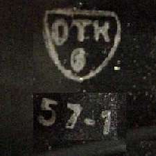 Photo of Date on Early Flatcar Frame