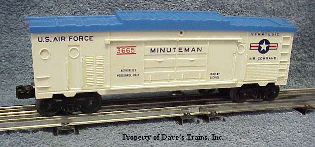 Photo of a 3665 Minuteman Boxcar (3619 mold version)
