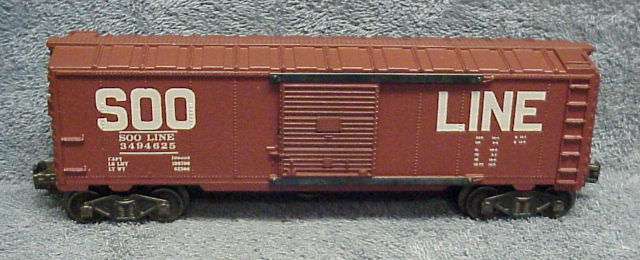 Photo of a fake 3494-625 Soo Line Operating Boxcar